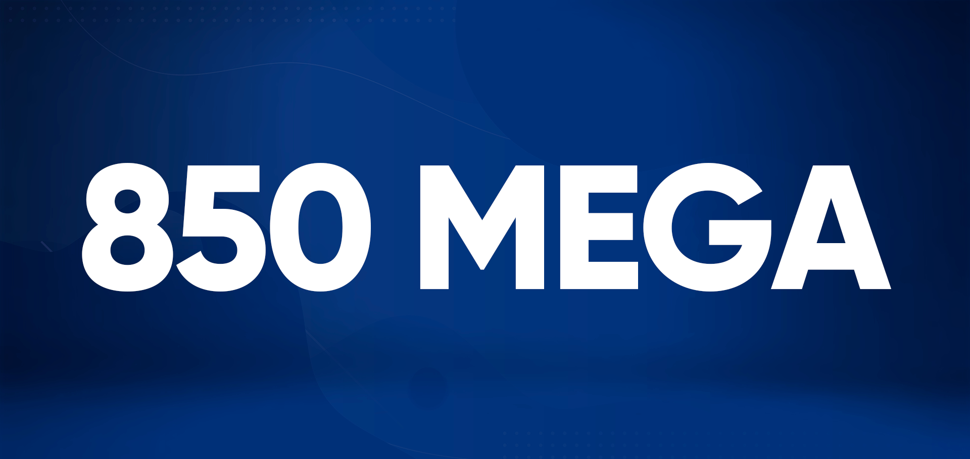 Banner serviço 850/400 Mbps